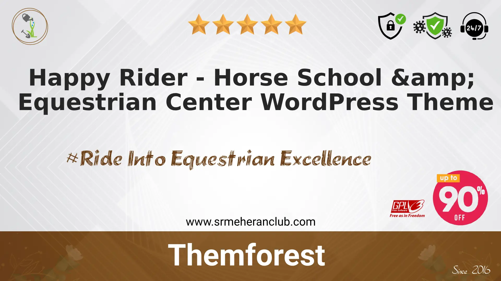 Happy Rider – Horse School & Equestrian Center WordPress Theme — Theme by Themeforest