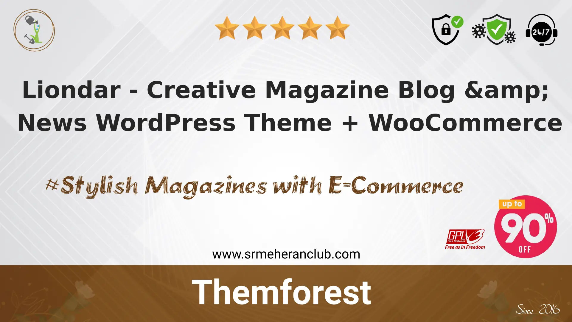 Liondar – Creative Magazine Blog & News WordPress Theme + WooCommerce — Theme by Themeforest