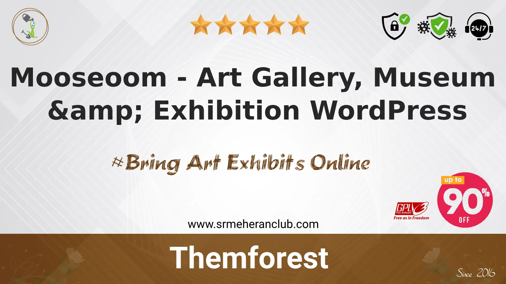 Mooseoom – Art Gallery, Museum & Exhibition WordPress — Theme by Themeforest