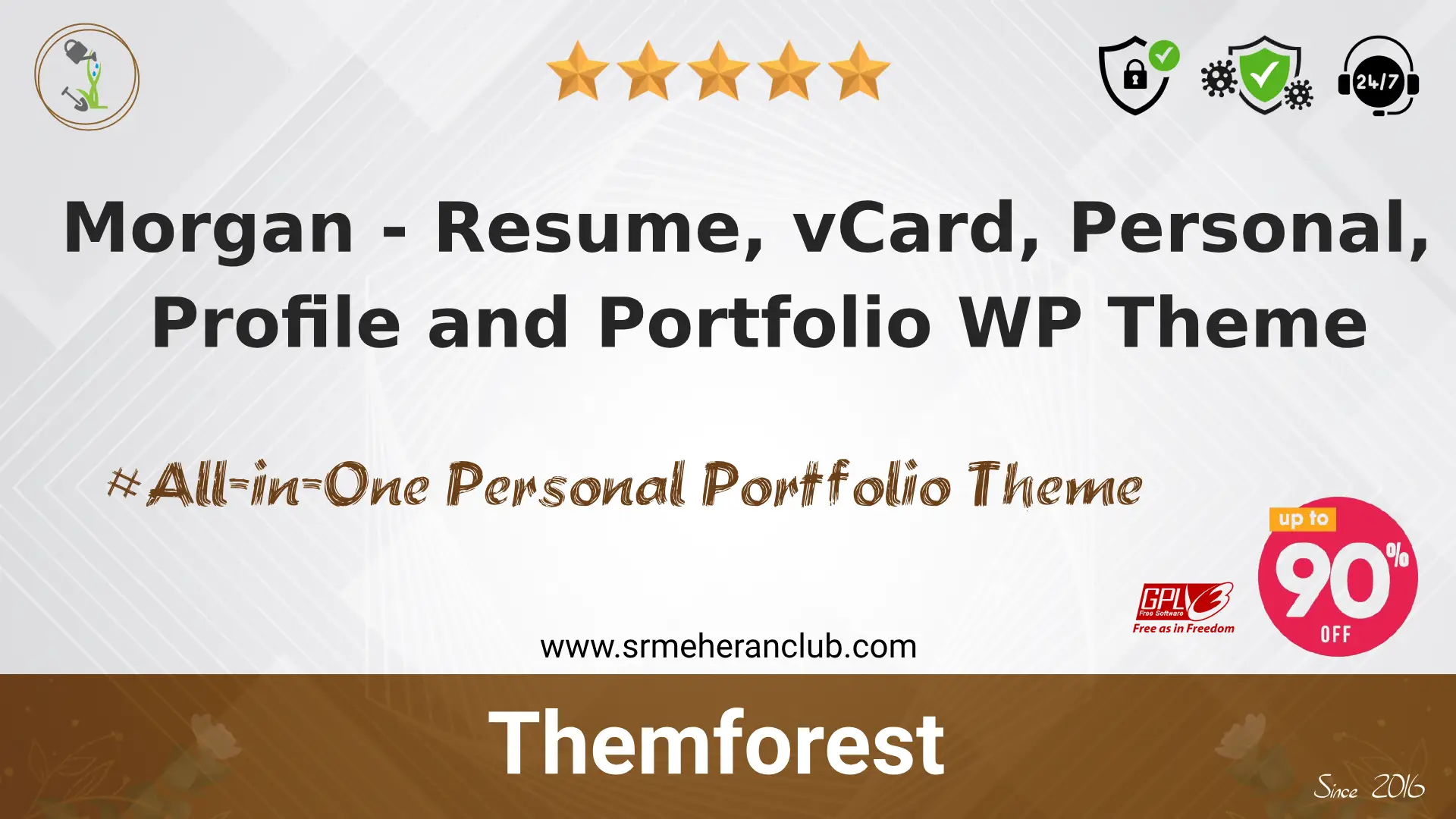 Morgan – Resume, vCard, Personal, Profile and Portfolio WP Theme — Theme by Themeforest
