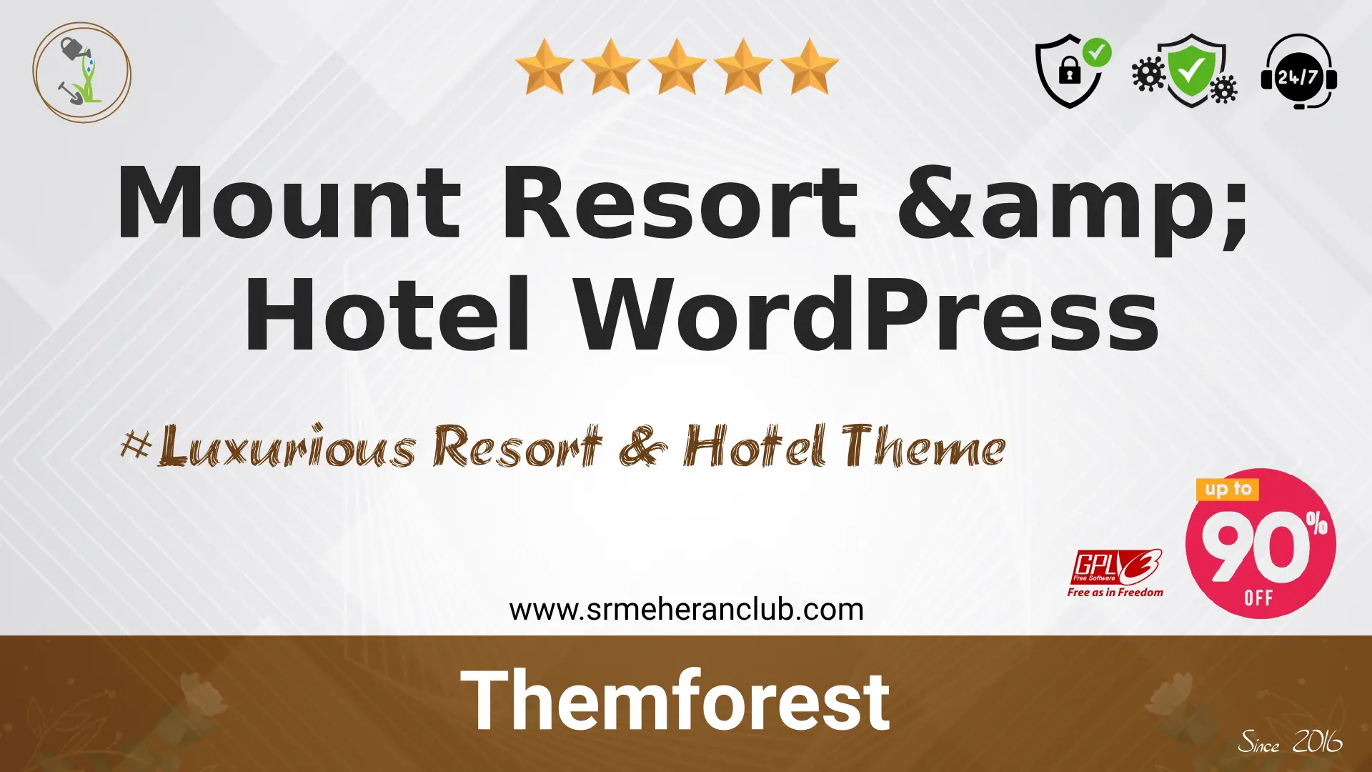 Mount Resort & Hotel WordPress — Theme by Themeforest