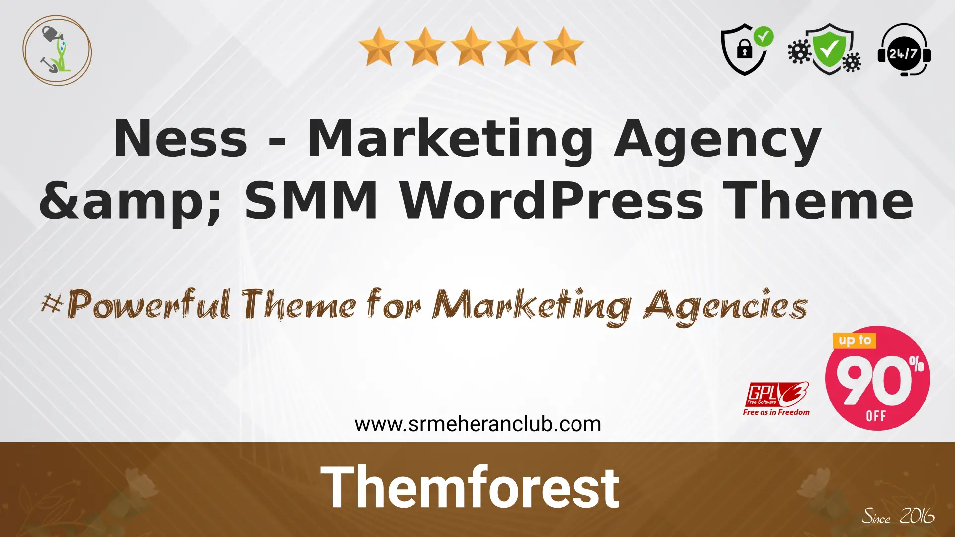 Ness – Marketing Agency & SMM WordPress Theme — Theme by Themeforest