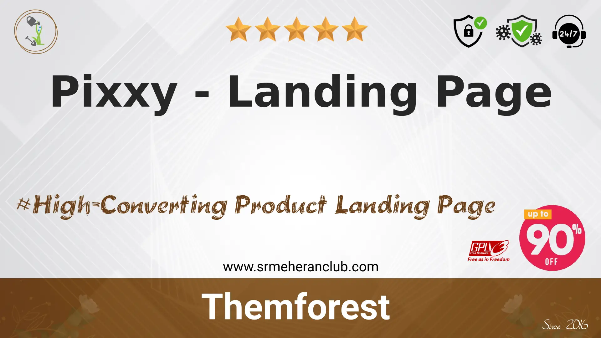 Pixxy – Landing Page — Theme by Themeforest