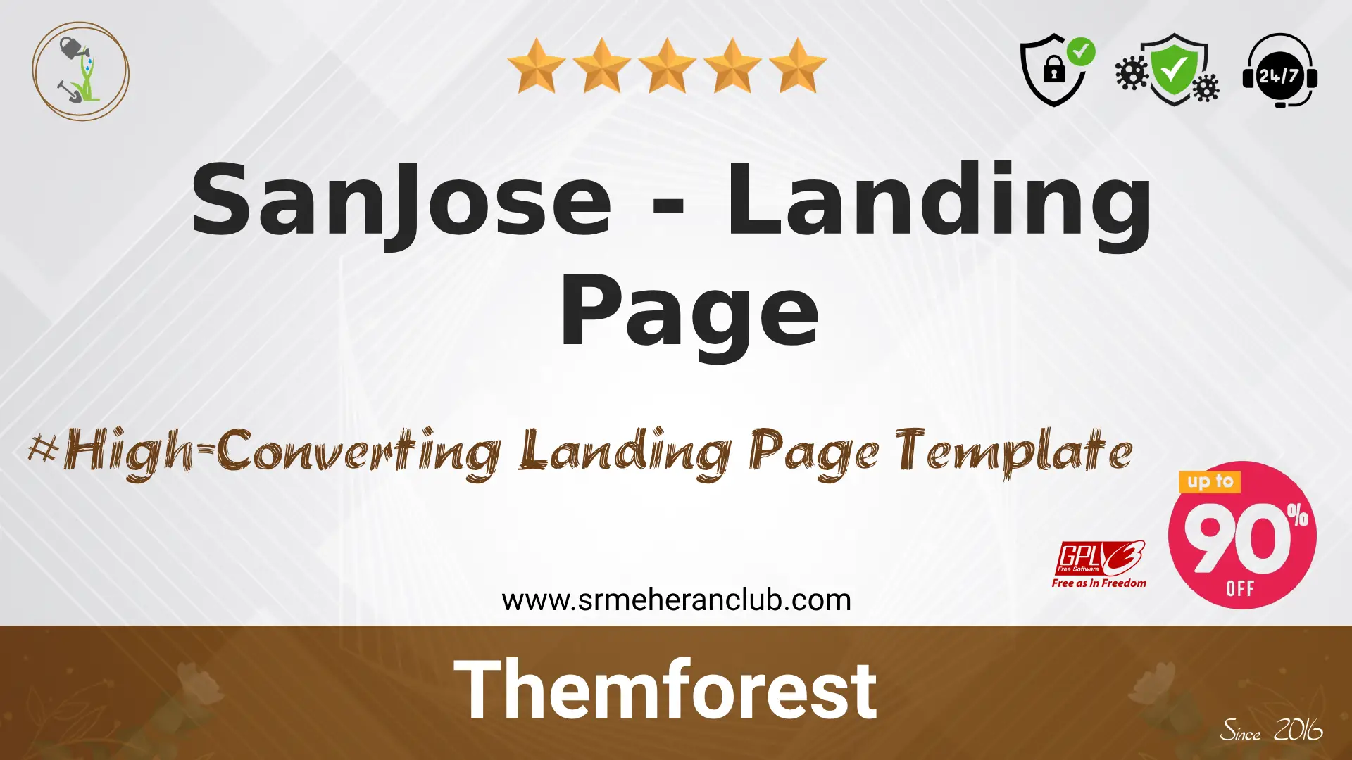 SanJose – Landing Page — Theme by Themeforest