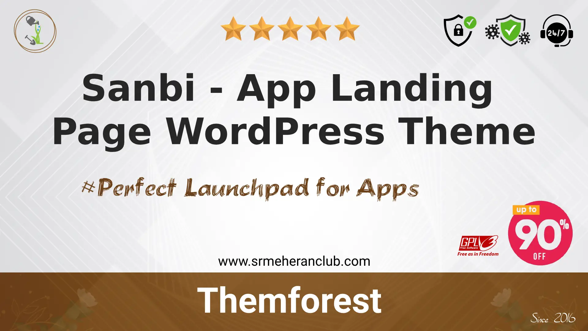 Sanbi – App Landing Page WordPress Theme — Theme by Themeforest