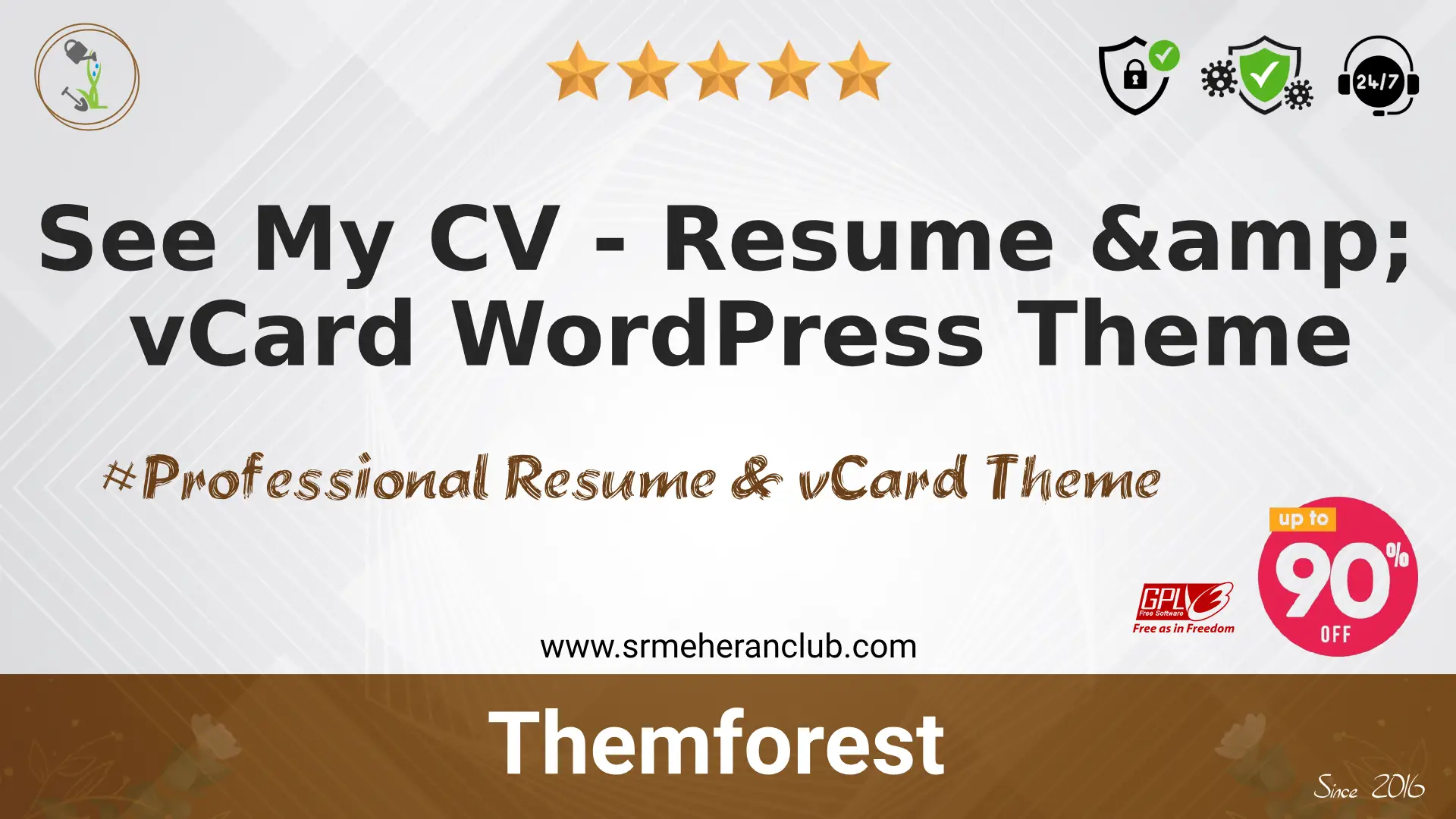 See My CV – Resume & vCard WordPress Theme — Theme by Themeforest