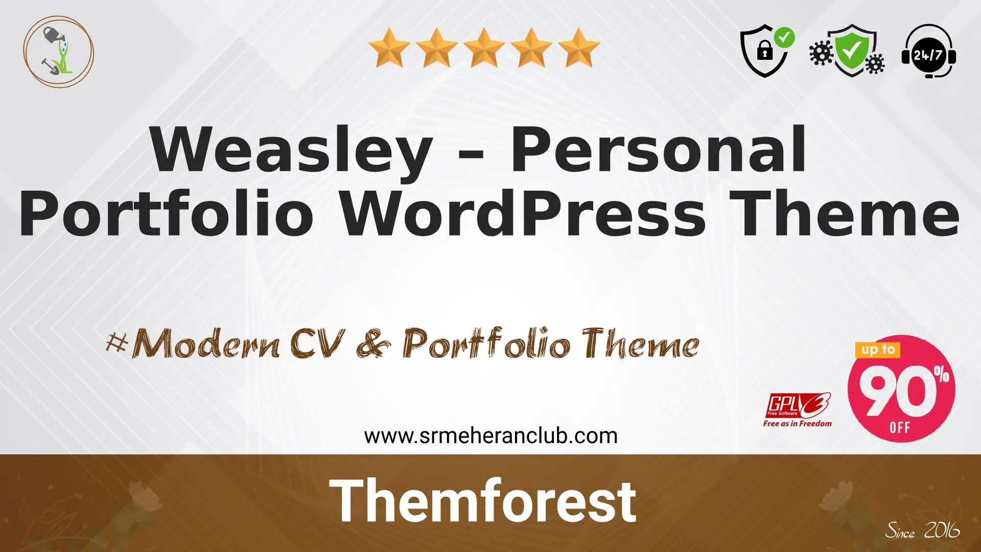 Weasley – Personal Portfolio WordPress Theme — Theme by Themeforest