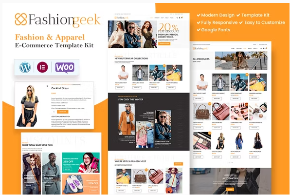 Product Image - Fashion Geek – WooCommerce Fashion Elementor Template Kit