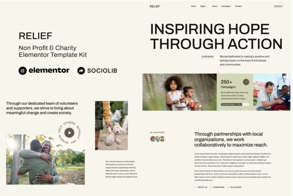 Product Image - Relief – Non Profit & Charity Elementor Template Kit Product Image - Relief – Non Profit & Charity Elementor Template Kit