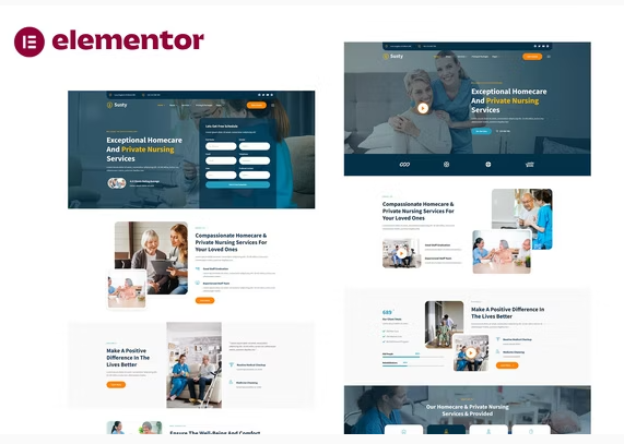 Product Image - Susty – Homecare & Private Nursing Services Elementor Template Kit