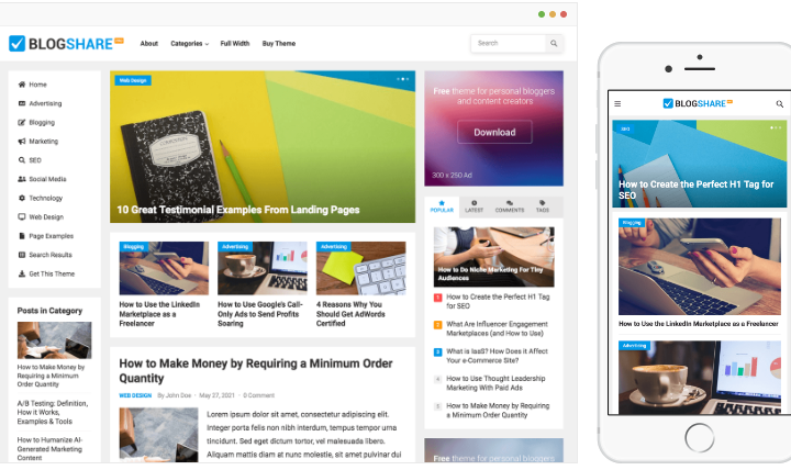 BlogShare Pro