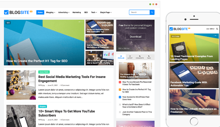 BlogSite Pro