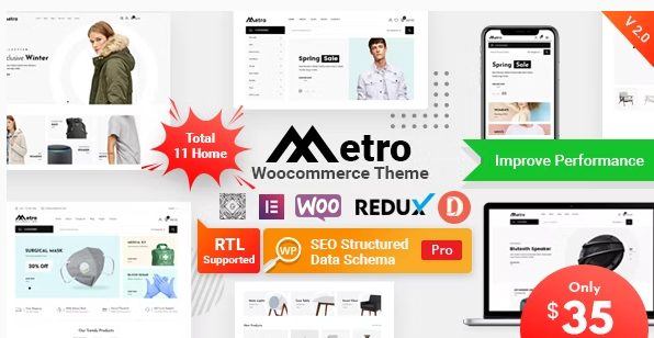 Metro – Minimal WooCommerce WordPress Theme