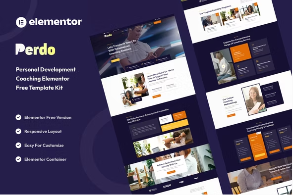 Product Image - Perdo – Personal Development Coaching Elementor Template Kit Product Image - Perdo – Personal Development Coaching Elementor Template Kit