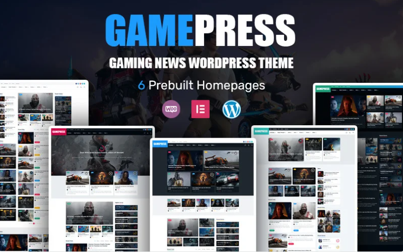 GamePress - Gaming News WordPress Theme