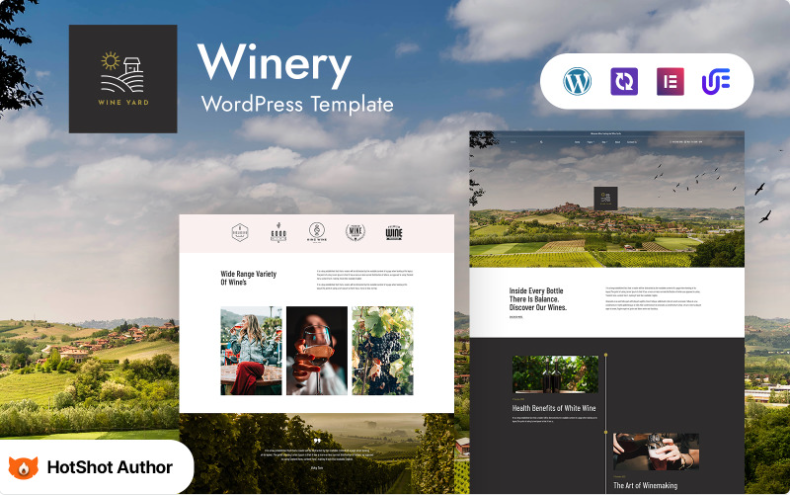 Product Image - WineYard – Wine And Winery WordPress Theme