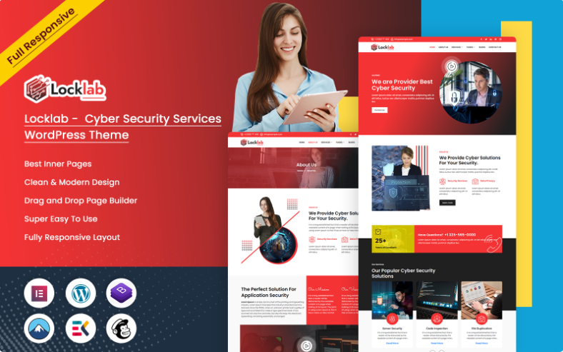 Product Image - Locklab – Cyber Security Services WordPress Theme