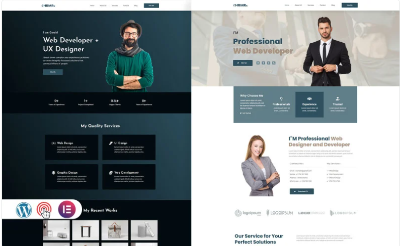 Hrmrx - Creative Personal Portfolio Multipurpose WordPress Theme