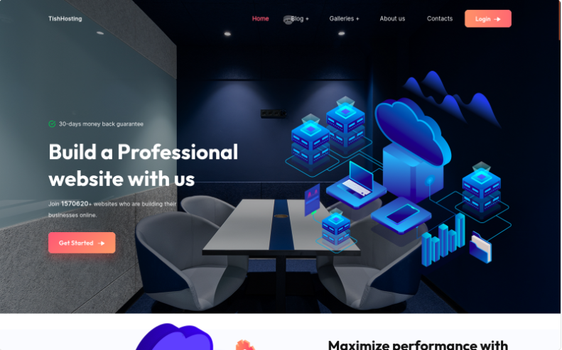 TishHosting - Hosting WordPress Theme