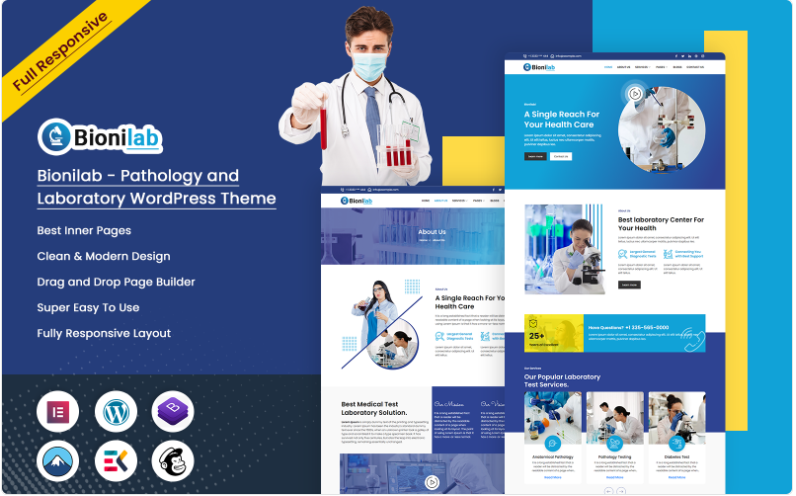 Product Image - Bionilab – Pathology and Laboratory WordPress Theme