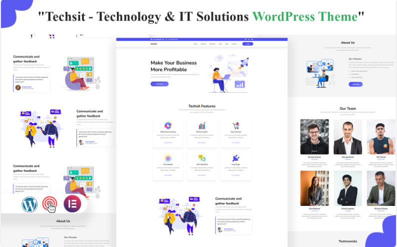 Product Image - Techsit – Technology and Agency IT WordPress Theme WordPress Theme