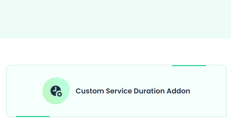 BookingPress Custom Duration Addon