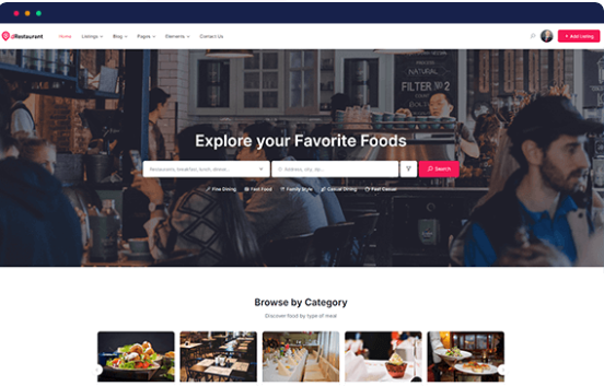 Directorist dRestaurant – Restaurant Directory Theme for WordPress — WordPress Theme by Directorist