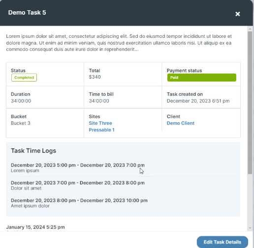 MainWP Time Tracker