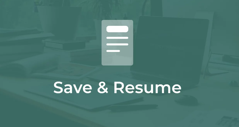 Save and Resume – Quiz And Survey Master
