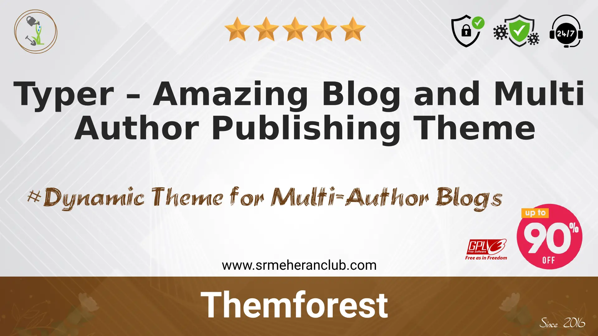 Typer – Amazing Blog and Multi Author Publishing Theme — Theme by Themeforest