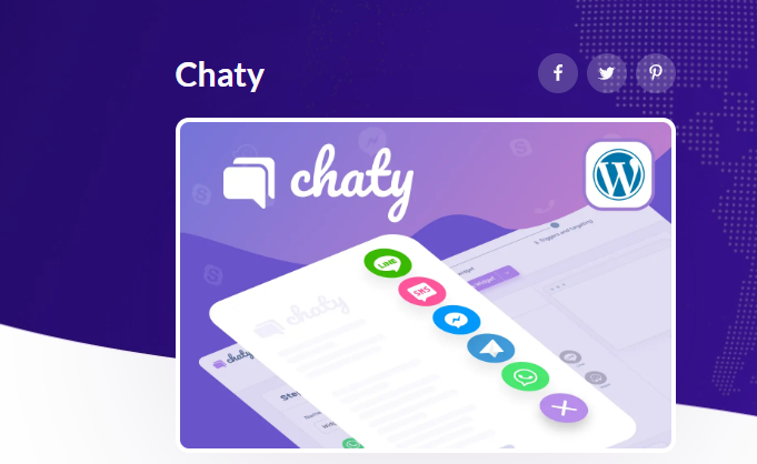 Chaty Pro – Chat With Visitors Via Their Favorite Channels — WordPress Plugin by premio