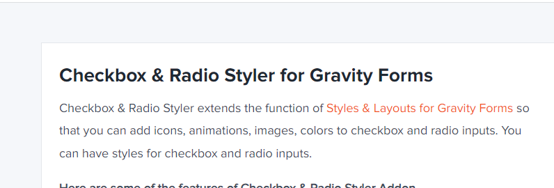 WPMonks – Checkbox & Radio Inputs Styler for Gravity Forms — WordPress Plugin by wpmonks