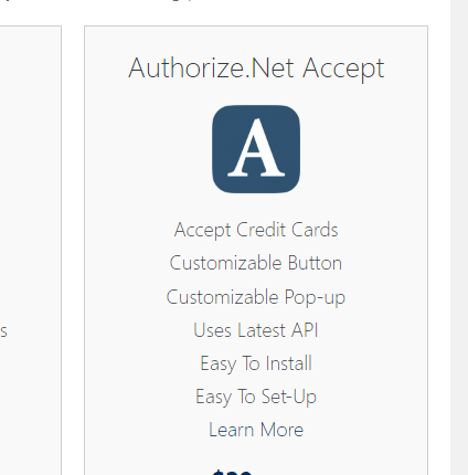 WS Form PRO – Authorize.Net Accept