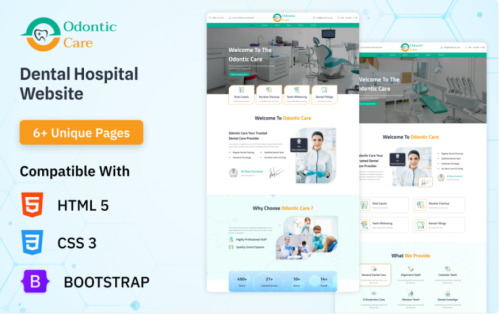 Odontice Care HTML5 Bootstrap Website Template