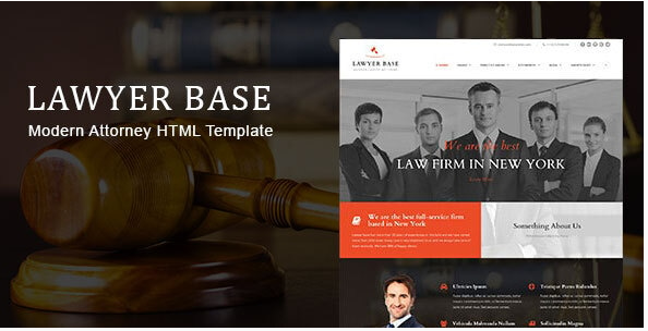 Lawyer Base - Attorney HTML Template