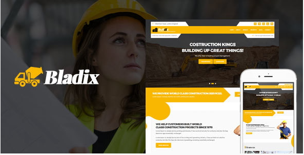 Bladix - Construction and Building HTML Template