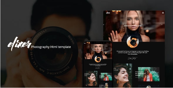 Elexer - Photography Portfolio Template