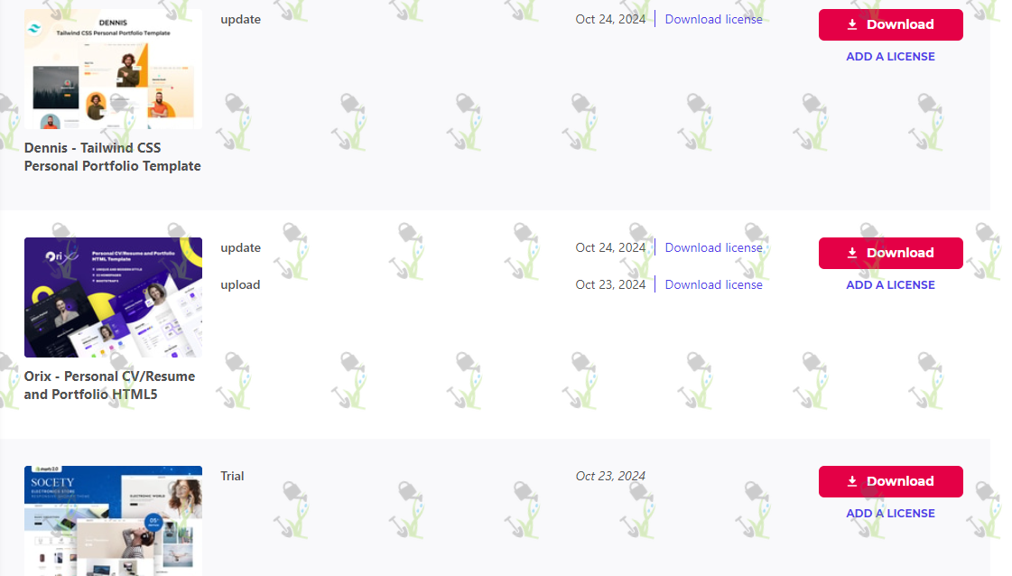 Dennis - Tailwind CSS Personal Portfolio HTML Template + Dark + RTL