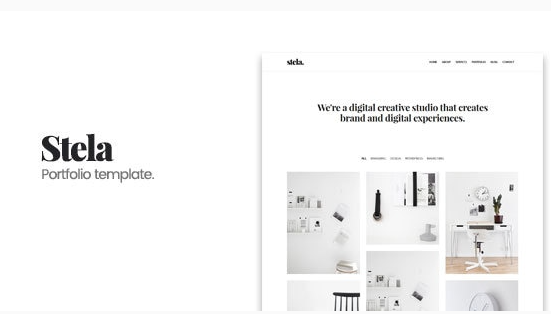 Stela - Minimal Portfolio HTML Template