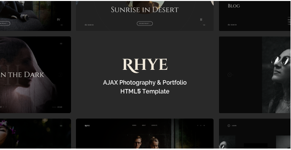 Rhye – AJAX Portfolio HTML5 Template