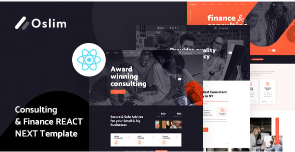 Oslim - Consulting Finance React Next Template