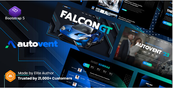 Autovent - Auto Event, Car Expo, Exhibition Website Template
