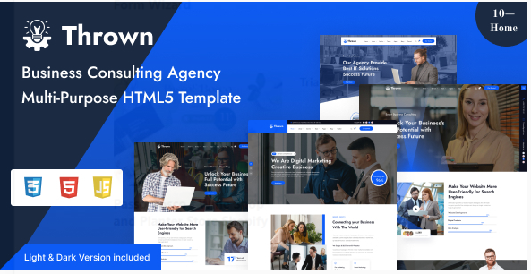 Thrown- Business Consulting Agency Bootstrap5 Template