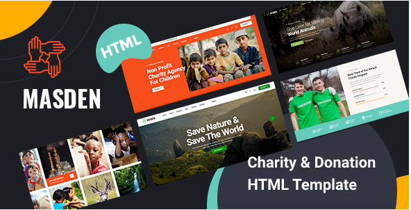 Masden - Charity & Donation HTML Template
