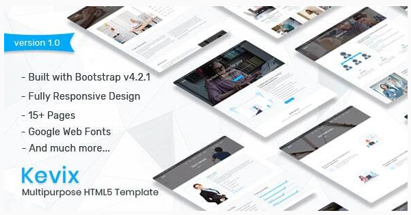 Kevix - Responsive Multipurpose Template