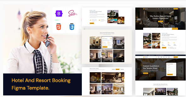 Tavern - Hotel & Resort Booking HTML5 Template.