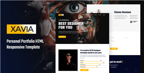 Xavia || Portfolio HTML Template