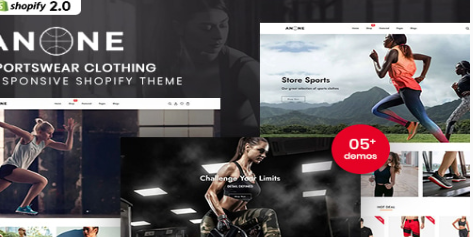 Anone - Sportswear Clothing Shopify Theme