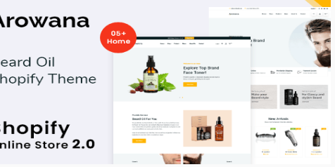 Arowana - Beard Oil Shopify Theme OS