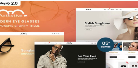 Asthetics - Modern Eye Glasses Shopify Theme